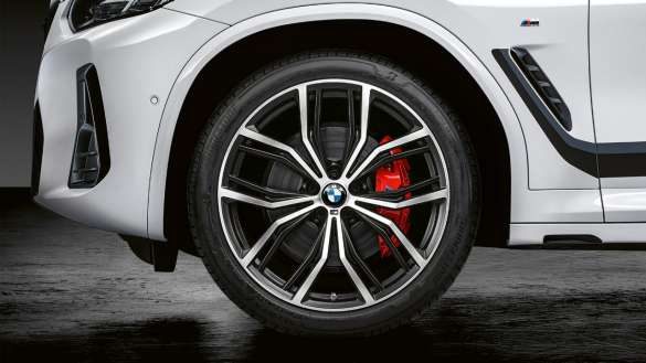 BMW X4 G02 21" M Performance Schmiederad Y-Speiche 701 M Bicolor (Black matt, glanzgedreht) 2021