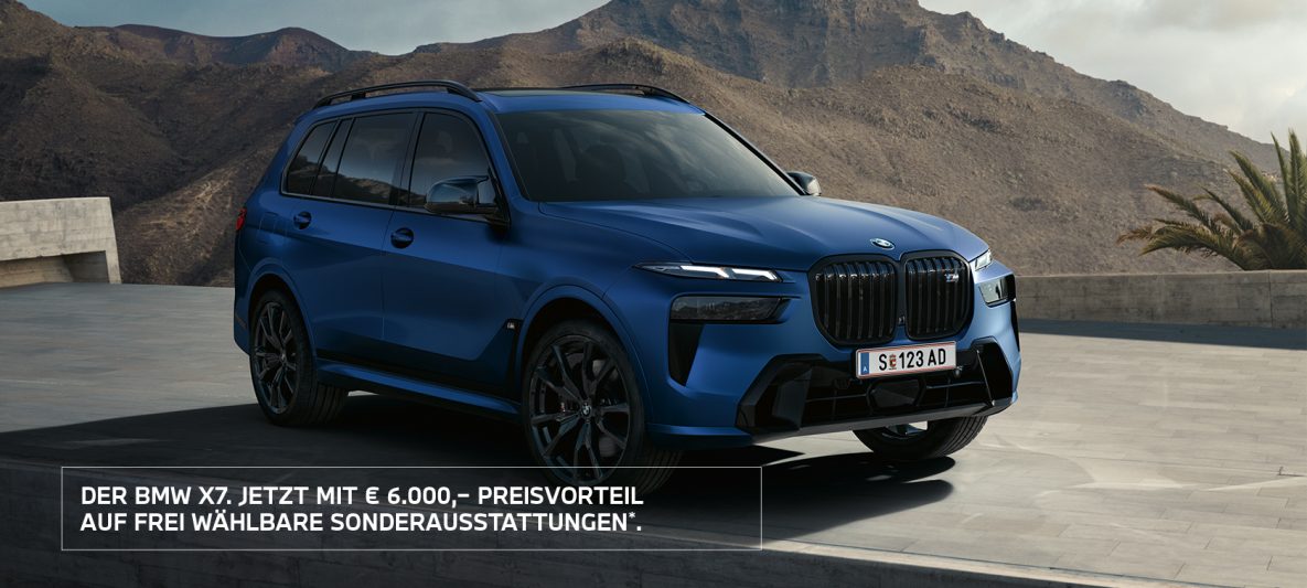 BMW X7 mit Sonderausstattungsbonus
